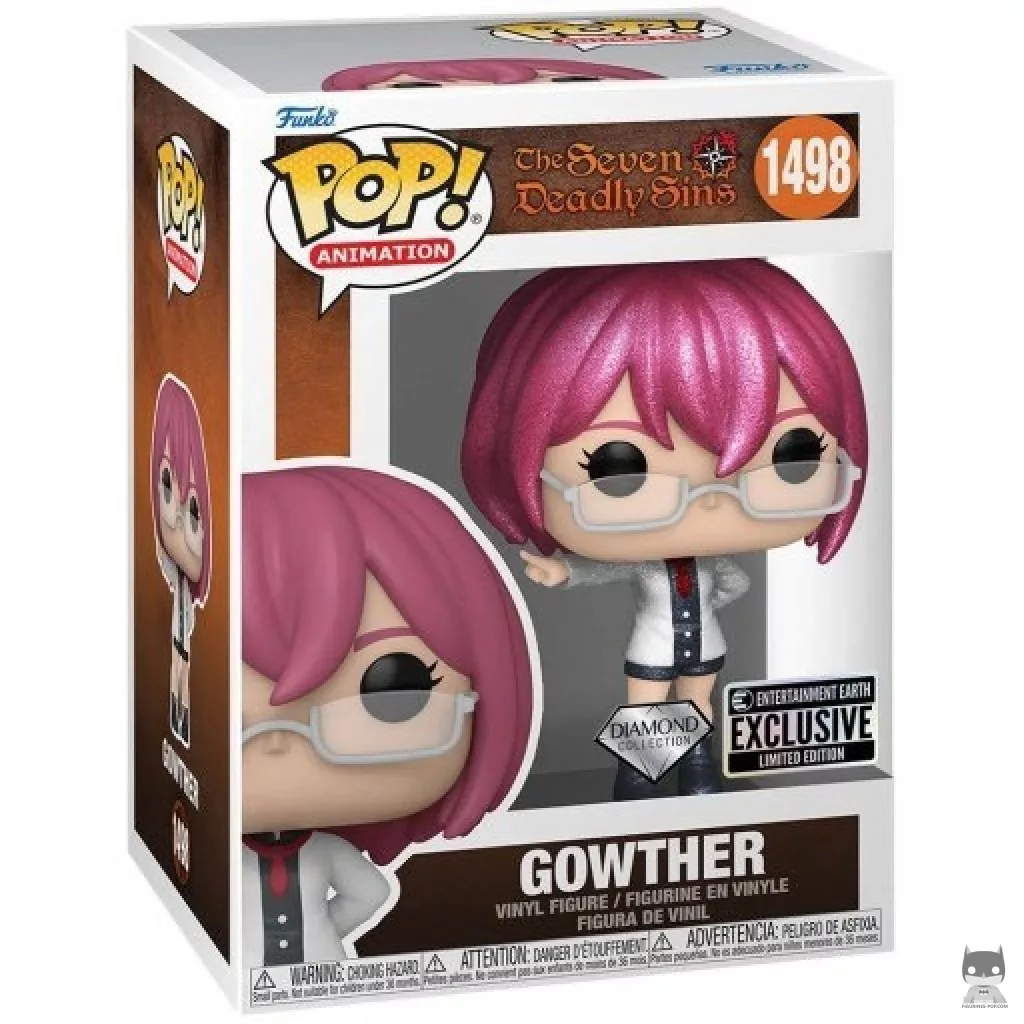 Figura Funko Pop! Gowther (Purpurina de diamante) en su caja