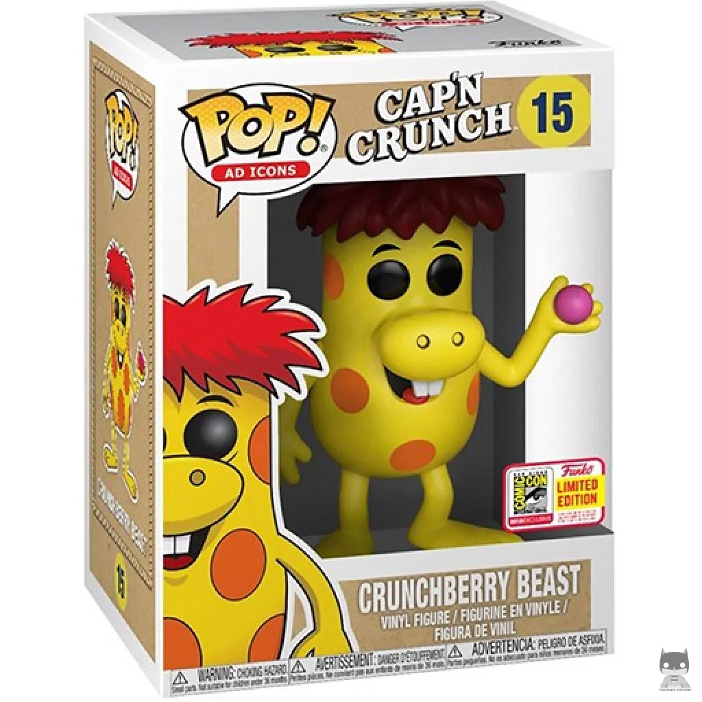 Figura Funko Pop! Crunchberry Beast en su caja