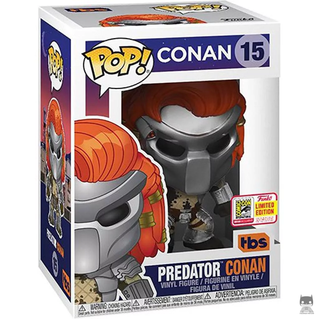 Figura Funko Pop! Conan O'Brien como Depredador en su caja