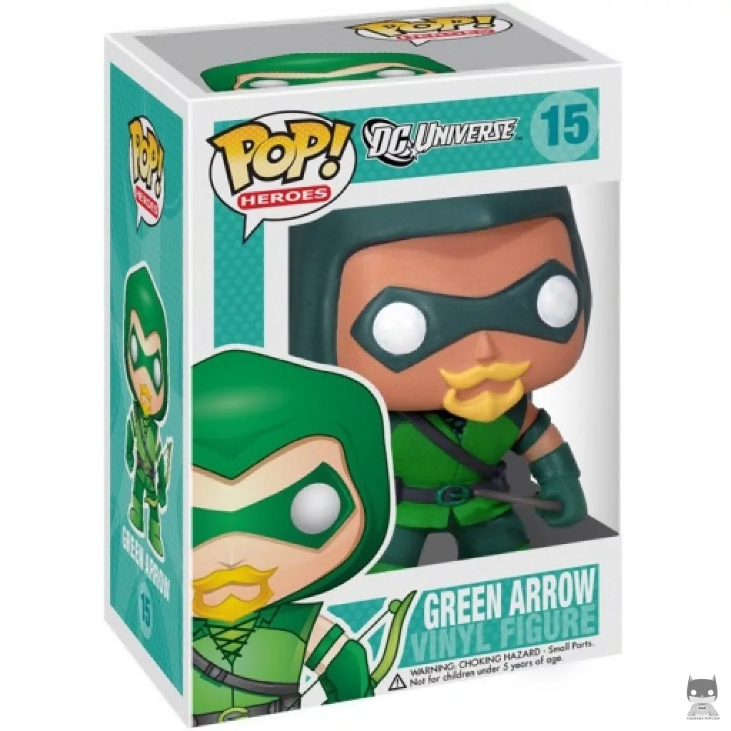 Figura Funko Pop! Flecha Verde en su caja