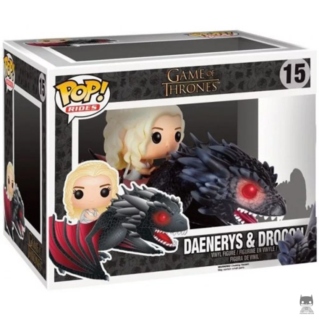 Figura Funko Pop! Daenerys Targaryen (con Drogon) en su caja