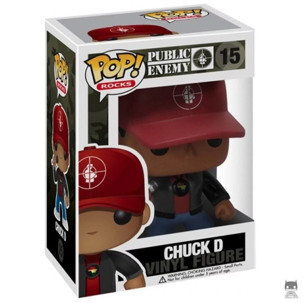 Figura Funko Pop! Chuck D en su caja