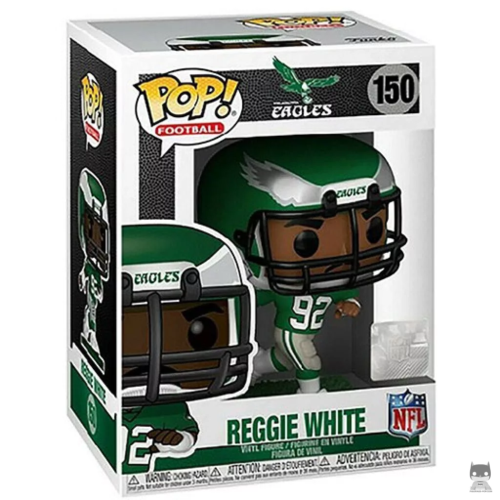 Figura Funko Pop! Reggie White en su caja