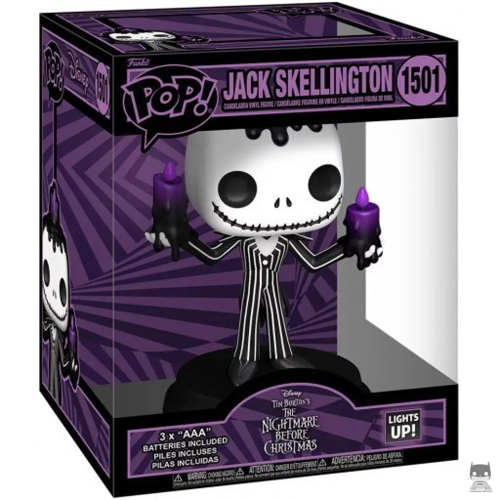 Figura Funko Pop! Jack Skellington (Supersized) en su caja