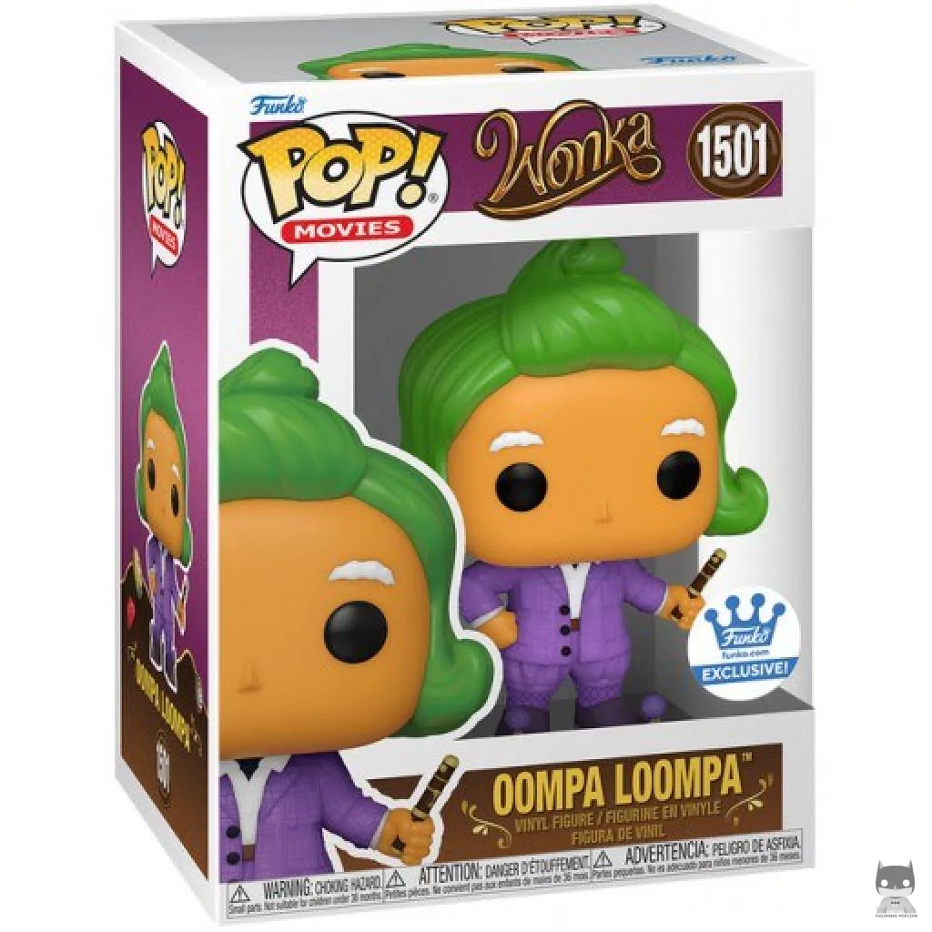 Figura Funko Pop! Oompa Loompa en su caja