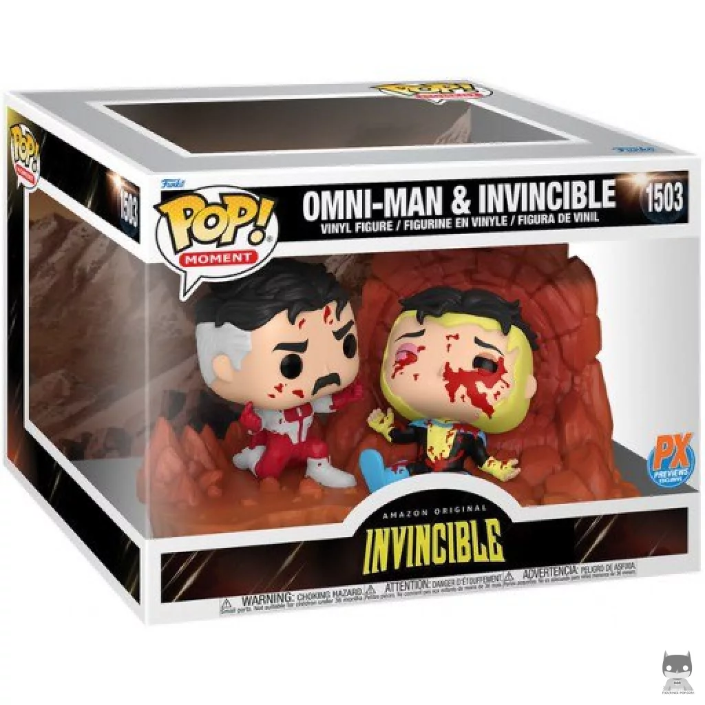 Figura Funko Pop! Omni-Man & Invencible en su caja