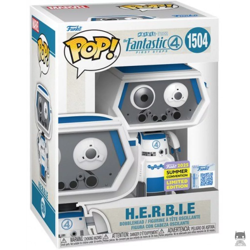 Figura Funko Pop! H.E.R.B.I.E. en su caja