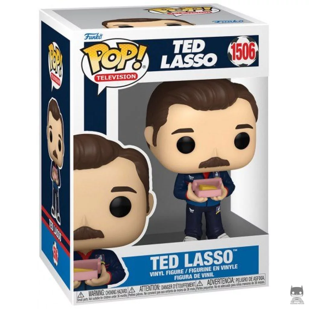 Figura Funko Pop! Ted Lasso en su caja