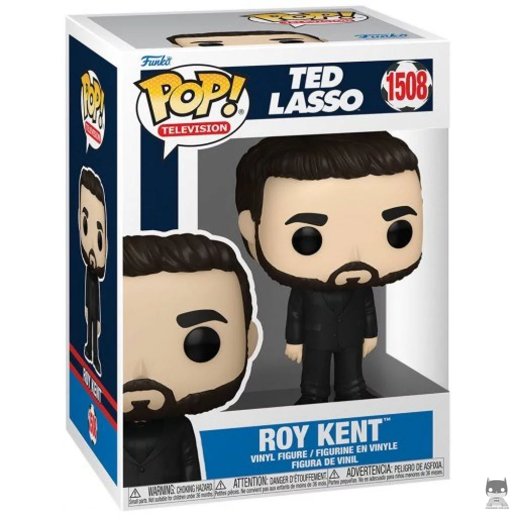 Figura Funko Pop! Roy Kent en su caja