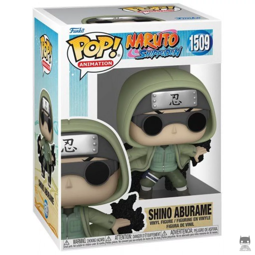 Figura Funko Pop! Shino Aburame en su caja