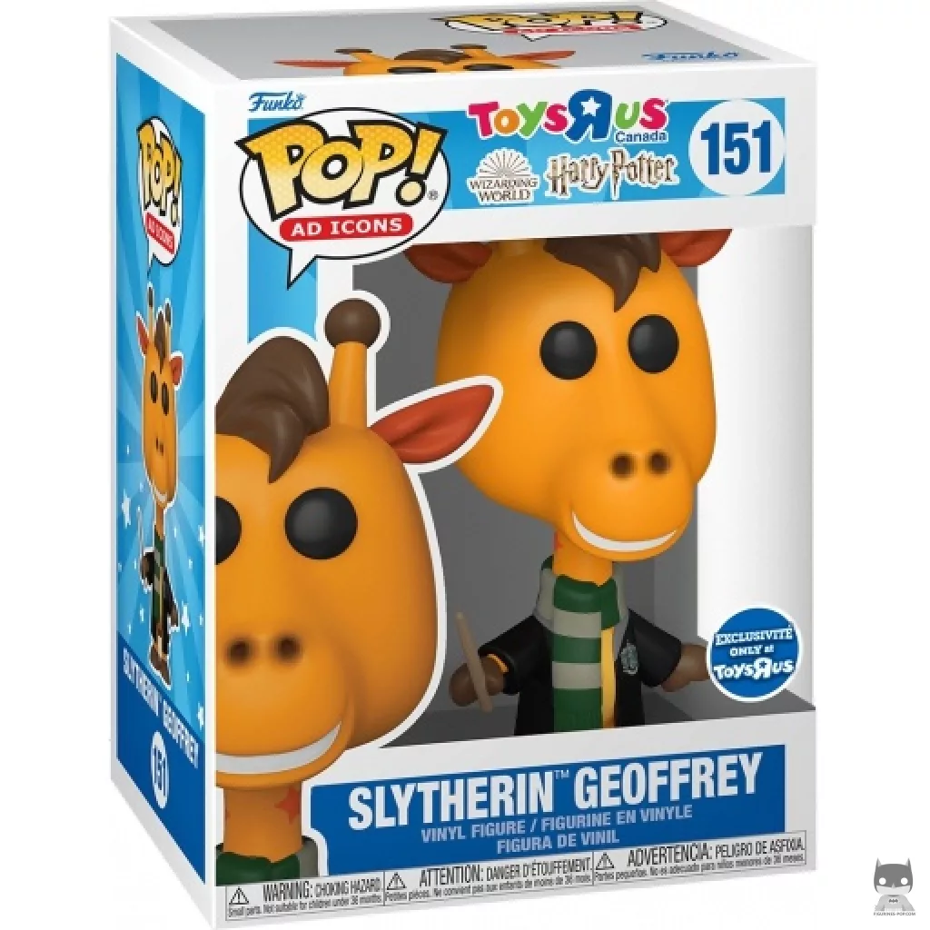 Figura Funko Pop! Geoffrey Slytherin en su caja