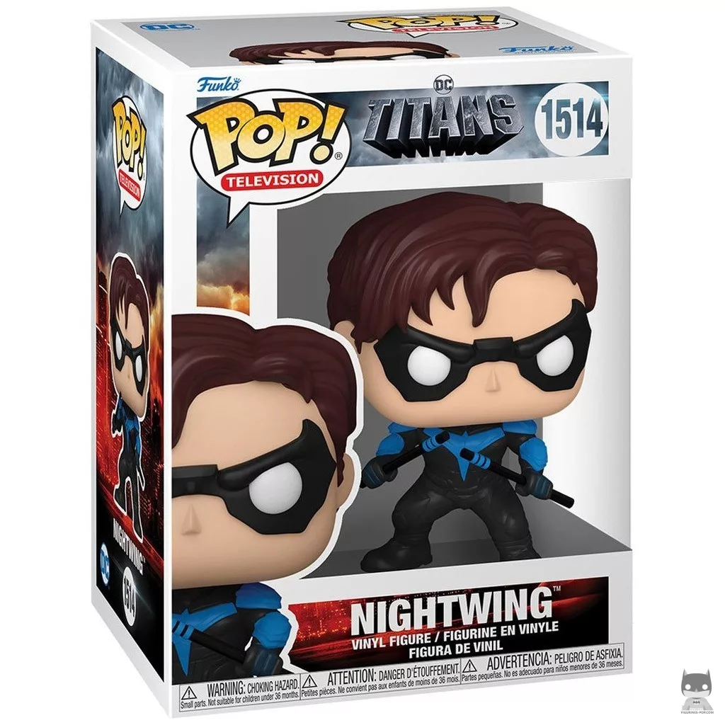 Figura Funko Pop! Nightwing en su caja
