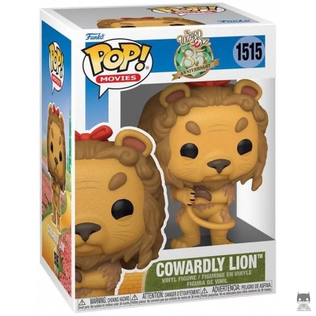 Figura Funko Pop! León Cobarde en su caja