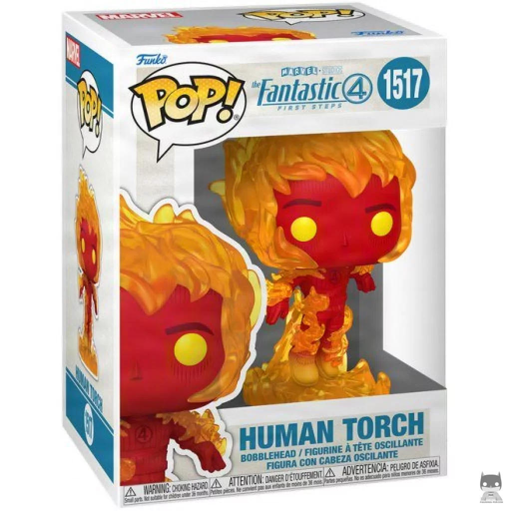 Figura Funko Pop! Antorcha Humana en su caja