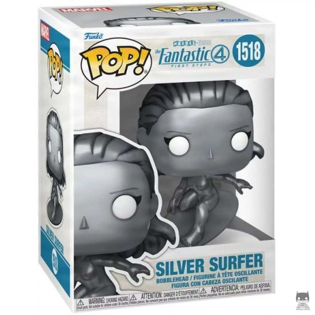 Figura Funko Pop! Estela Plateada en su caja