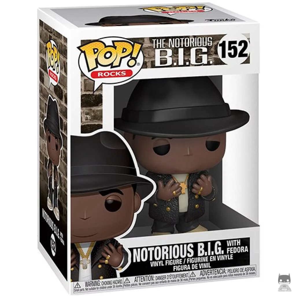 Figura Funko Pop! Notorious B.I.G en su caja