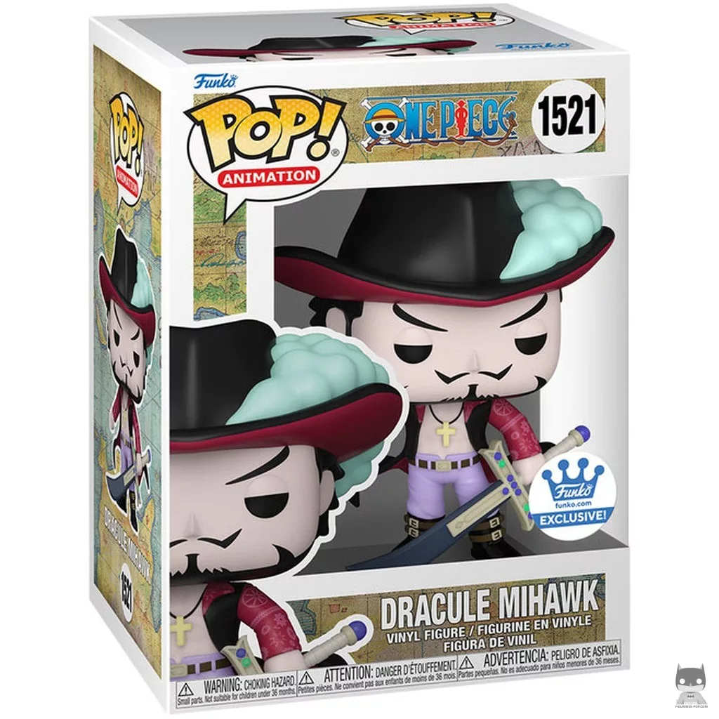 Figura Funko Pop! Dracule Mihawk en su caja