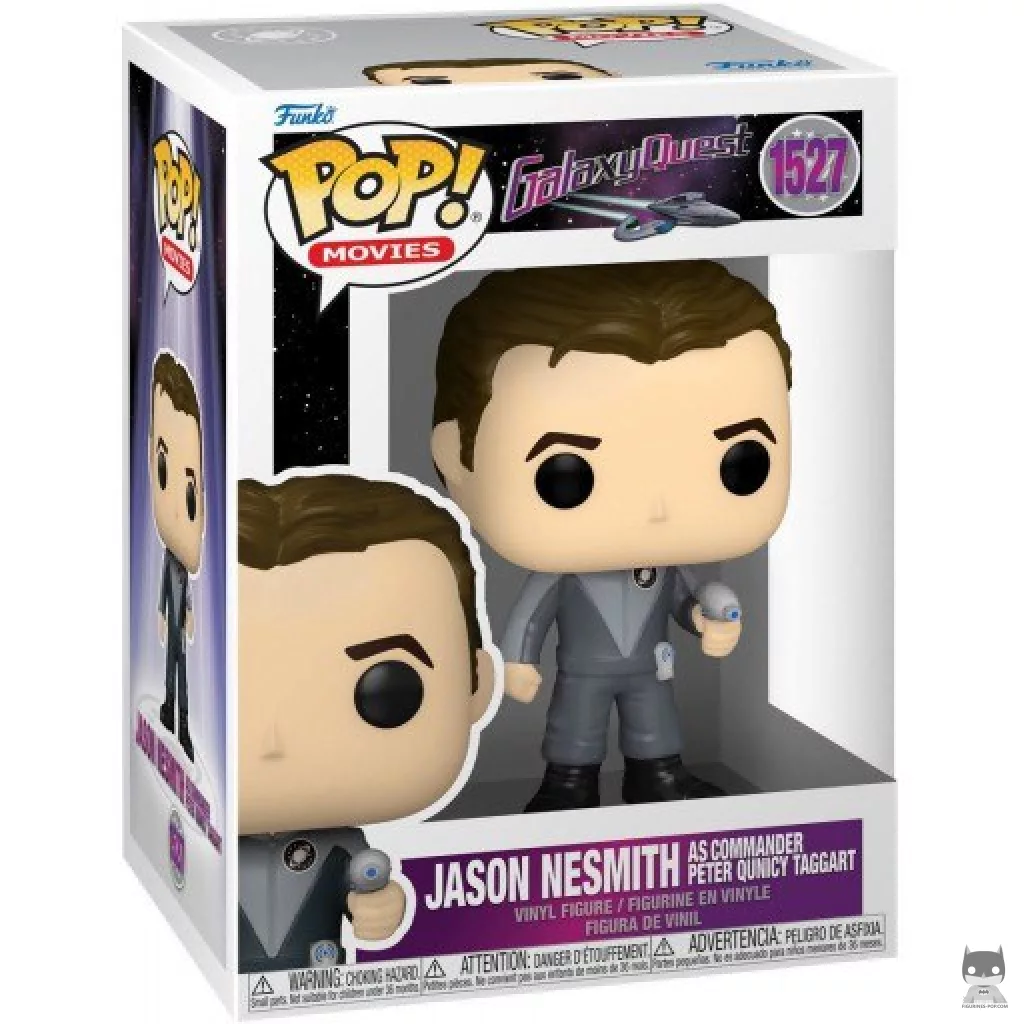 Figura Funko Pop! Jason Nesmith como el comandante Peter Quincy Taggart en su caja