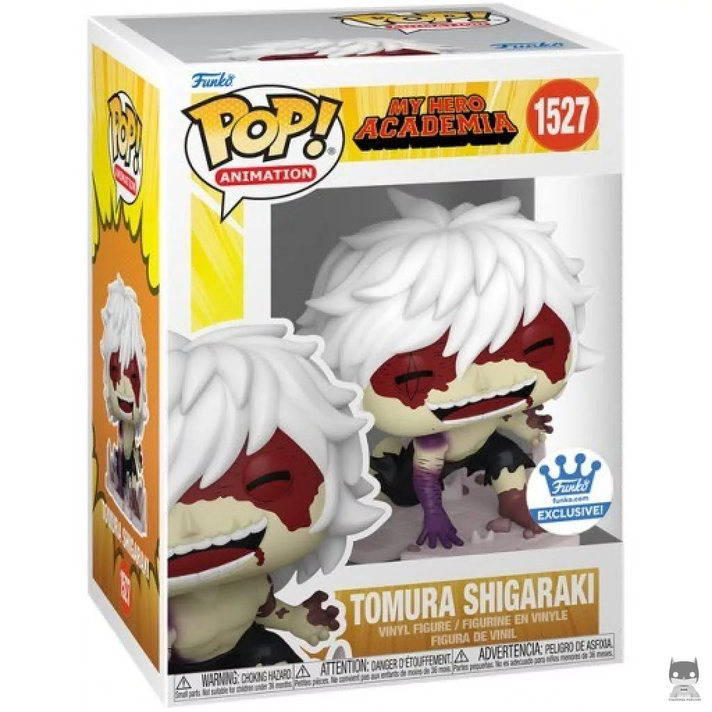 Figura Funko Pop! Tomura Shigaraki riendo en su caja