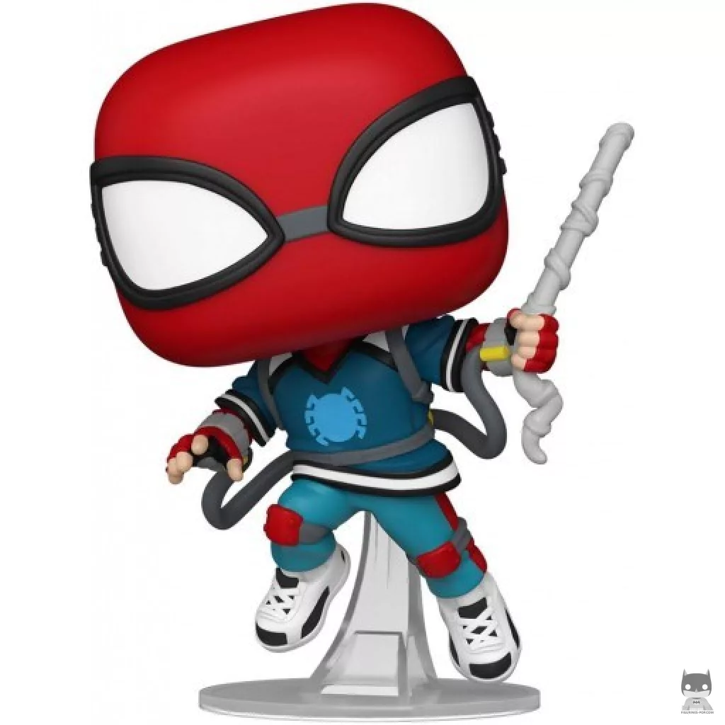 Figura Funko Pop! Spider-Man (Traje casero) (Tu amigo y vecino Spider-Man)