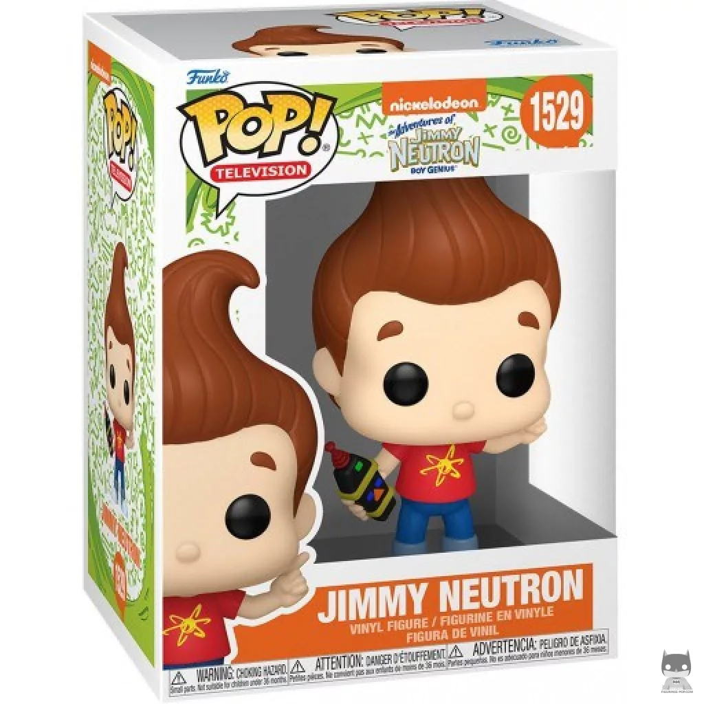 Figura Funko Pop! Jimmy Neutron en su caja