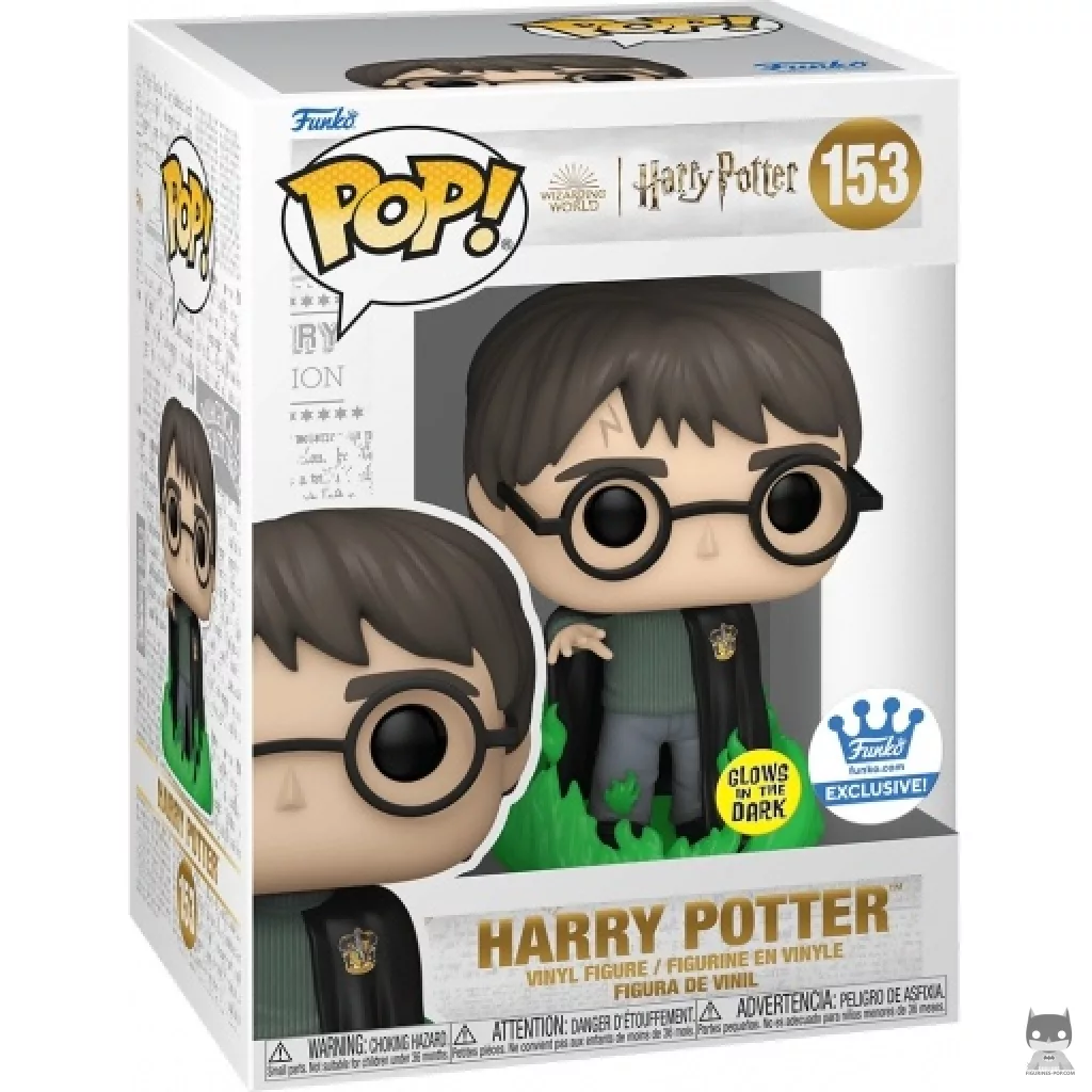 Figura Funko Pop! Harry Potter (Brilla en la oscuridad) en su caja