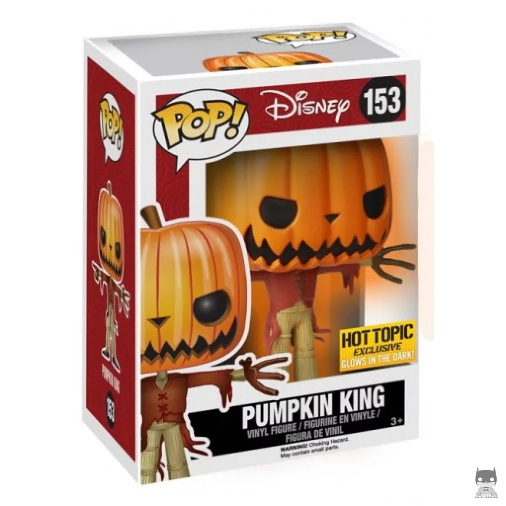 Figura Funko Pop! Jack Skellington como el Rey Calabaza en su caja