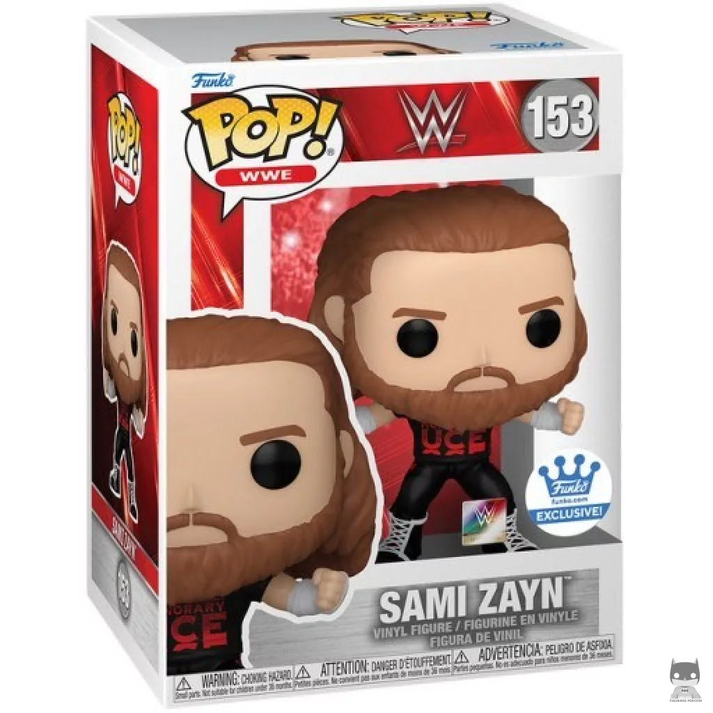 Figura Funko Pop! Sami Zayn en su caja