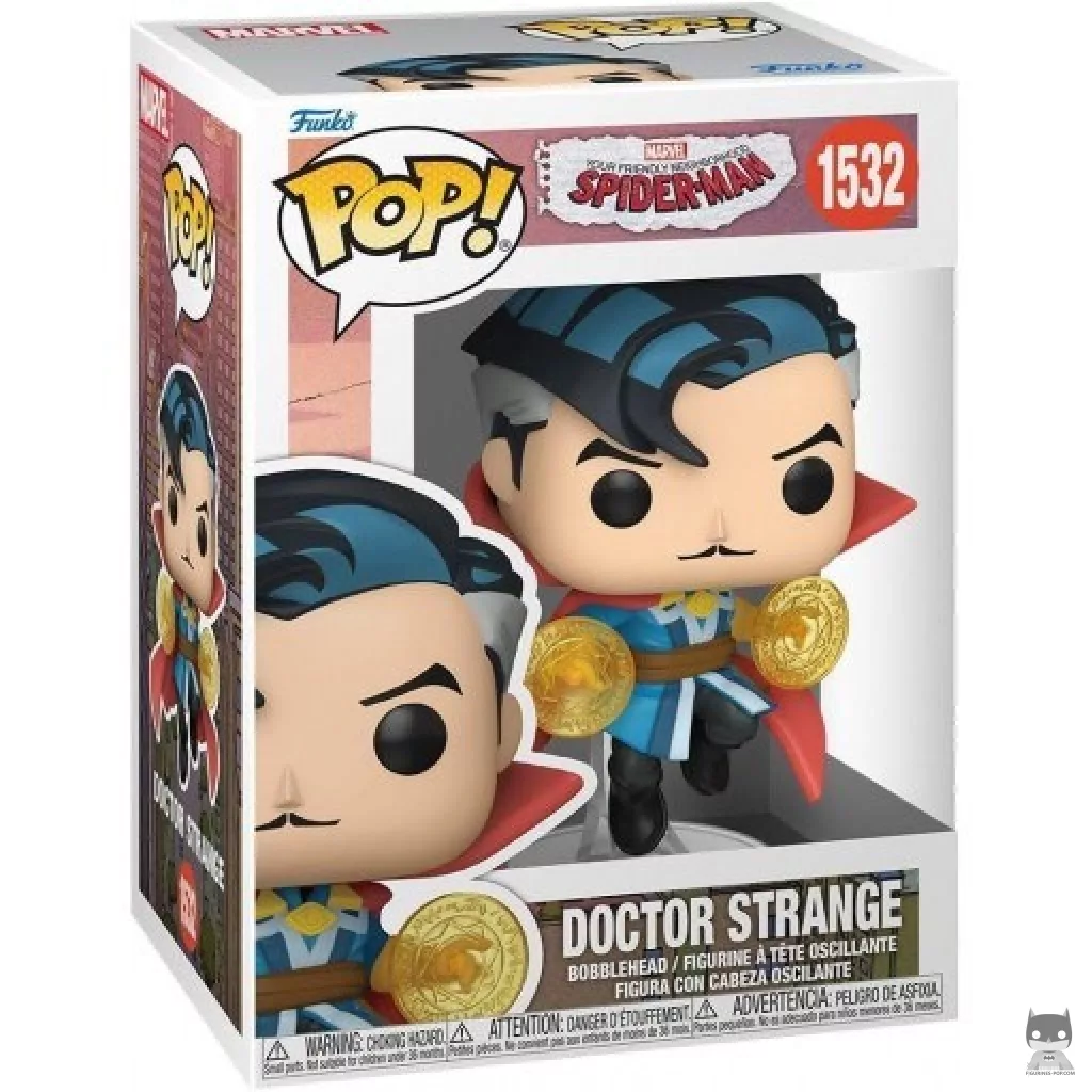 Figura Funko Pop! Doctor Strange en su caja