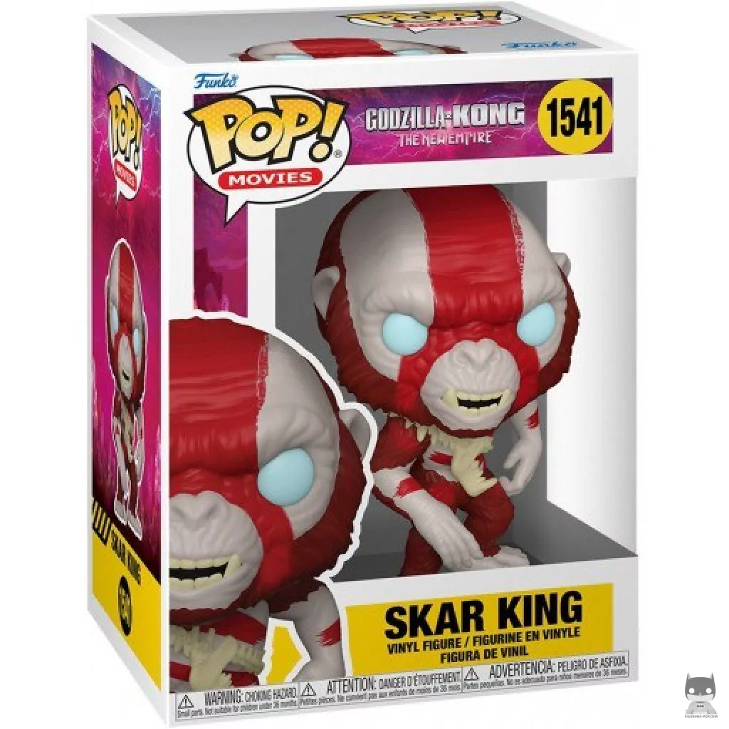 Figura Funko Pop! Skar King en su caja
