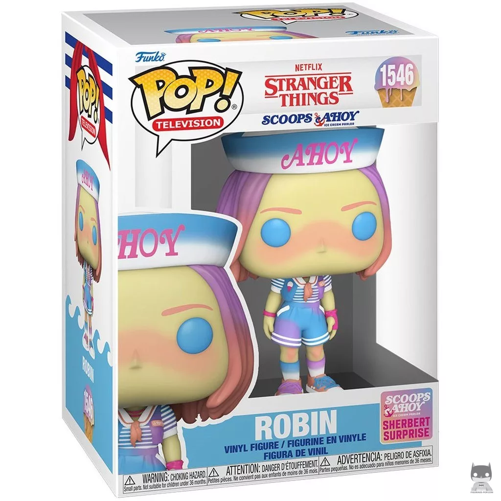 Figura Funko Pop! Robin (Scoops Ahoy) en su caja