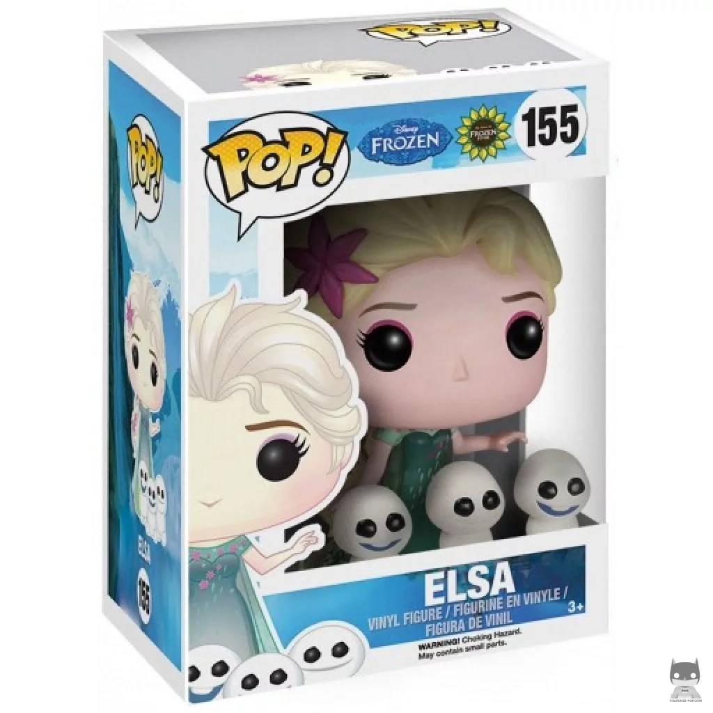 Figura Funko Pop! Elsa Frozen Fever en su caja