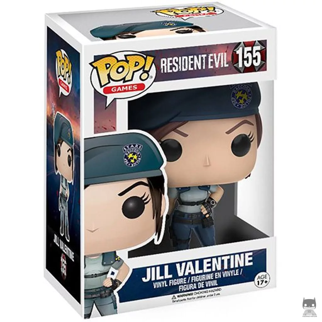 Figura Funko Pop! Jill Valentine en su caja