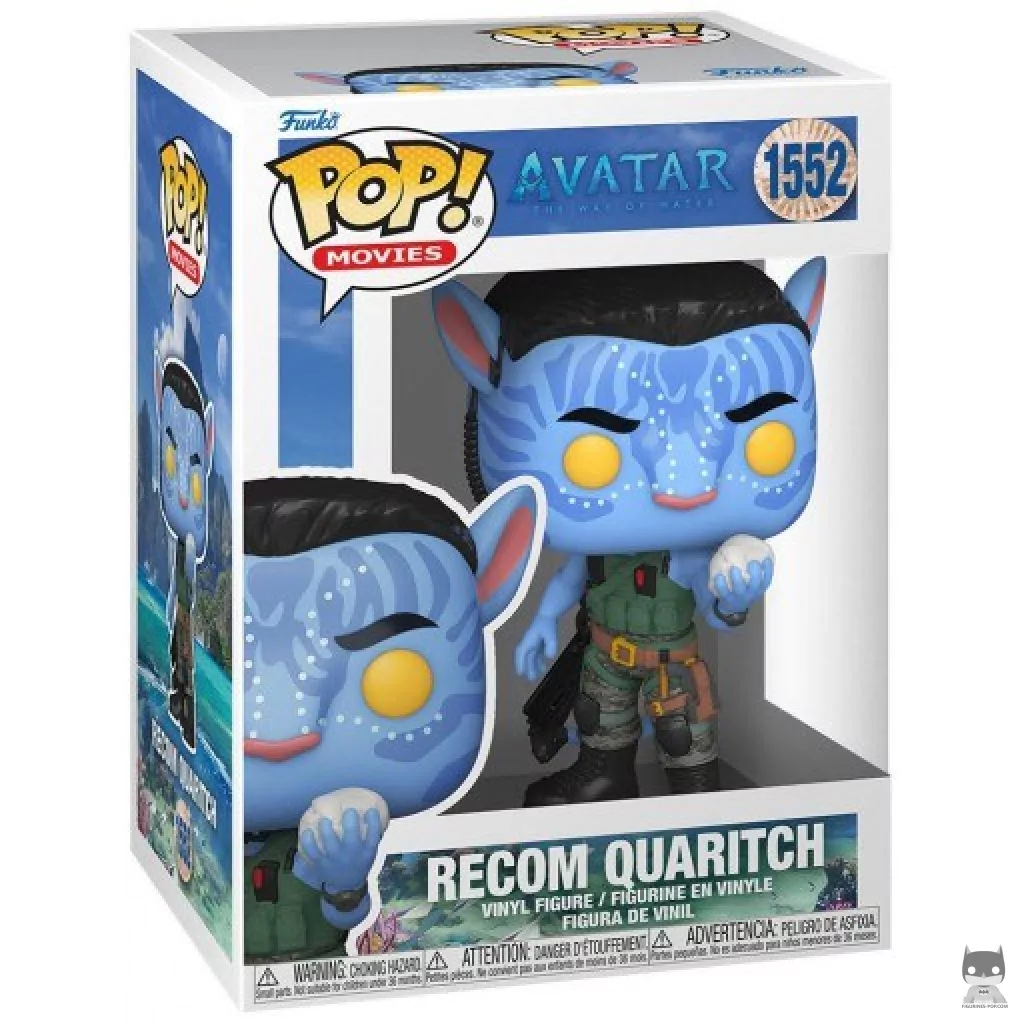 Figura Funko Pop! Recom Quaritch en su caja