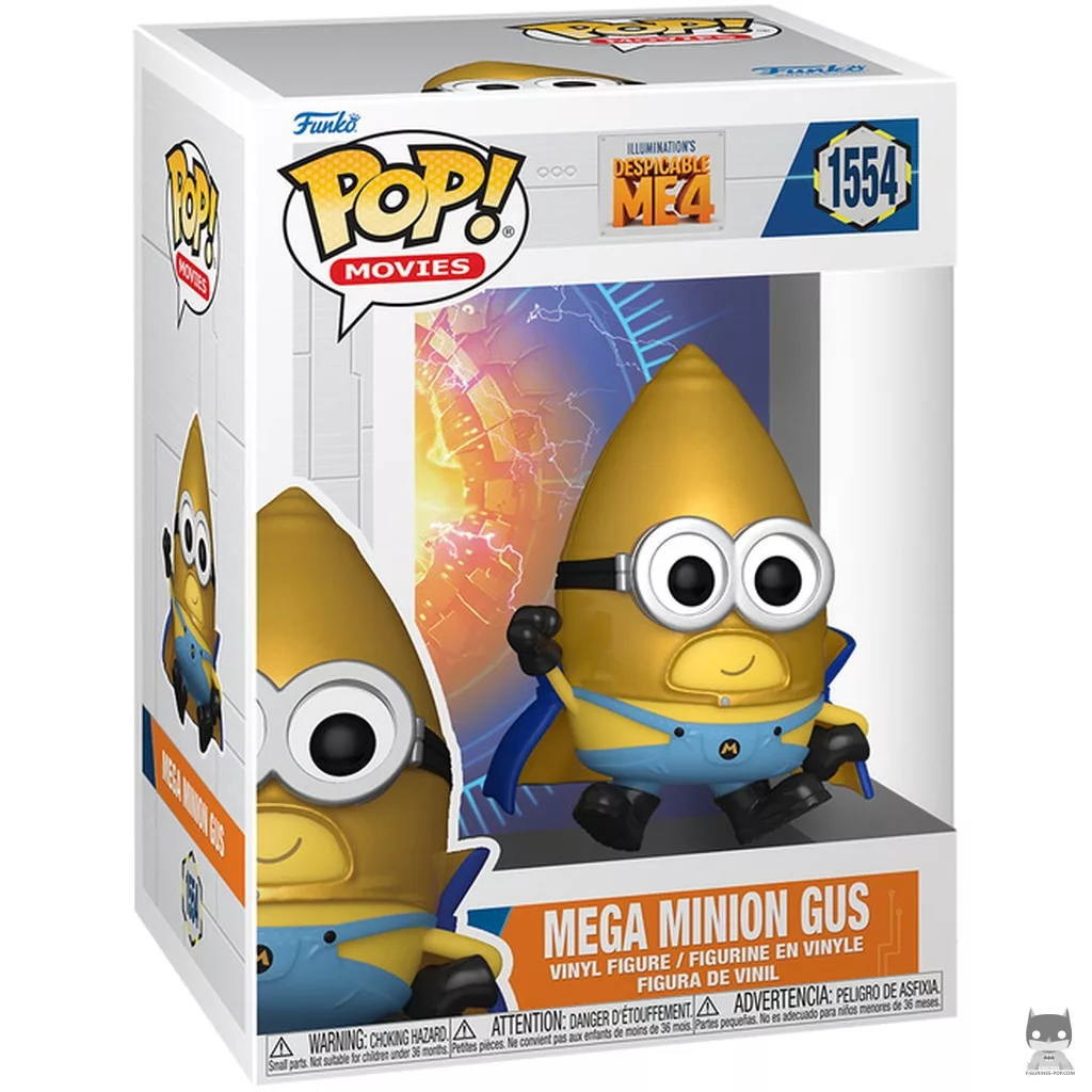 Figura Funko Pop! Mega Minion Gus en su caja