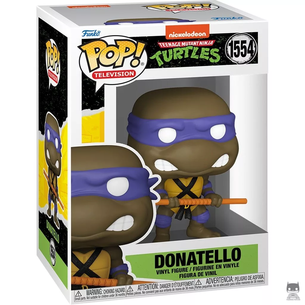 Figura Funko Pop! Donatello en su caja