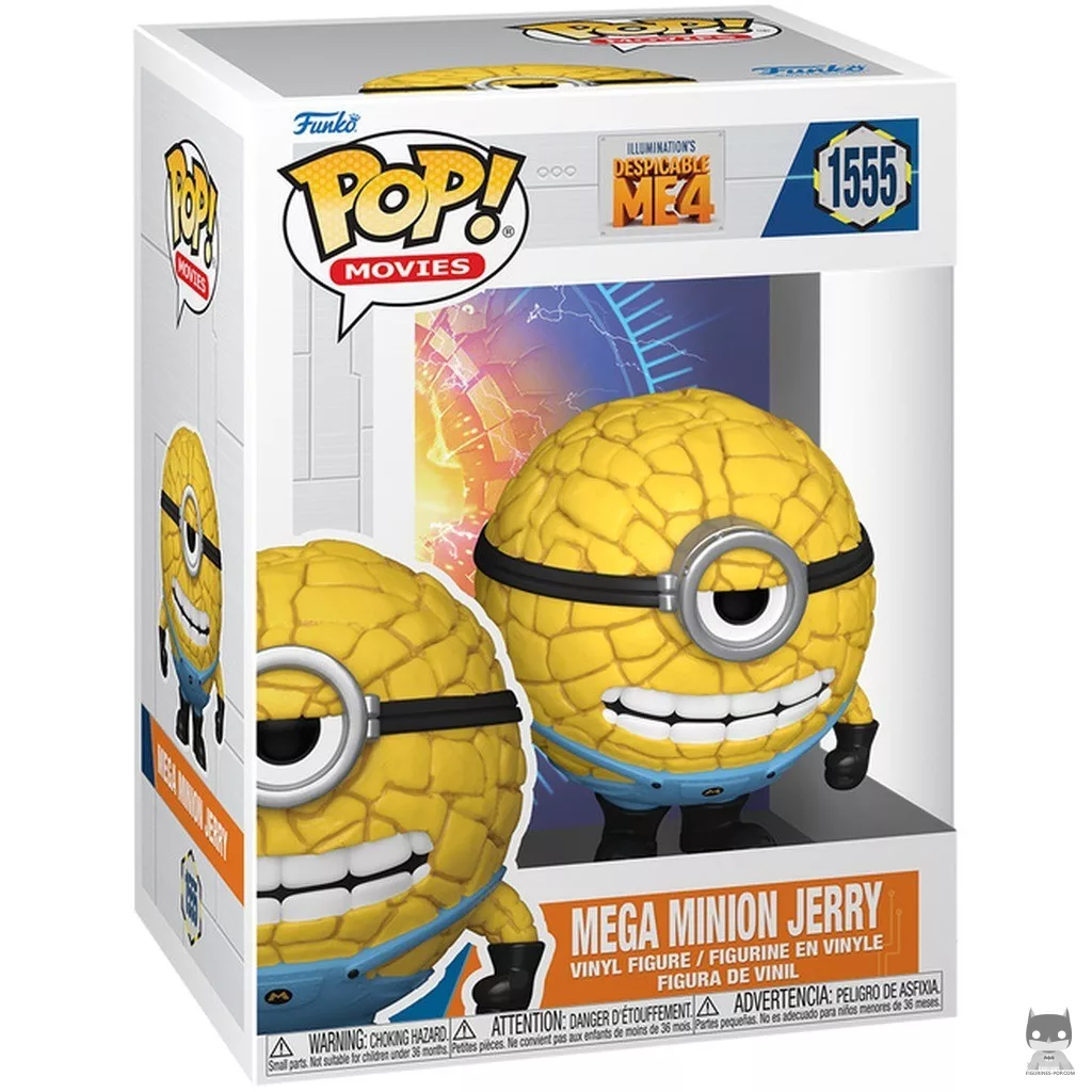 Figura Funko Pop! Mega Minion Jerry en su caja