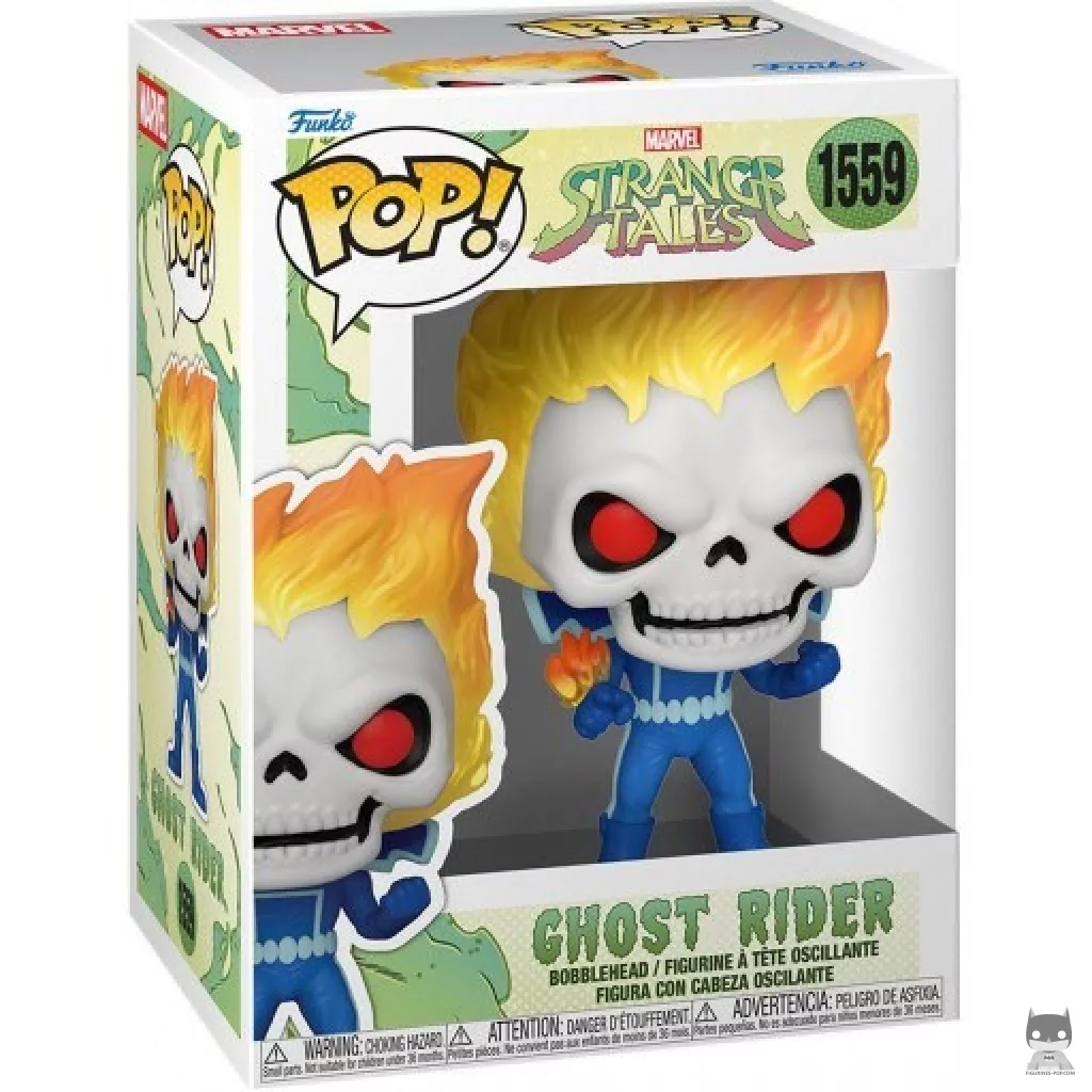 Figura Funko Pop! Ghost Rider en su caja