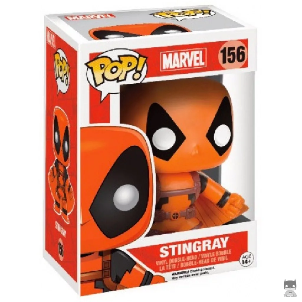 Figura Funko Pop! Stingray (Naranja) en su caja
