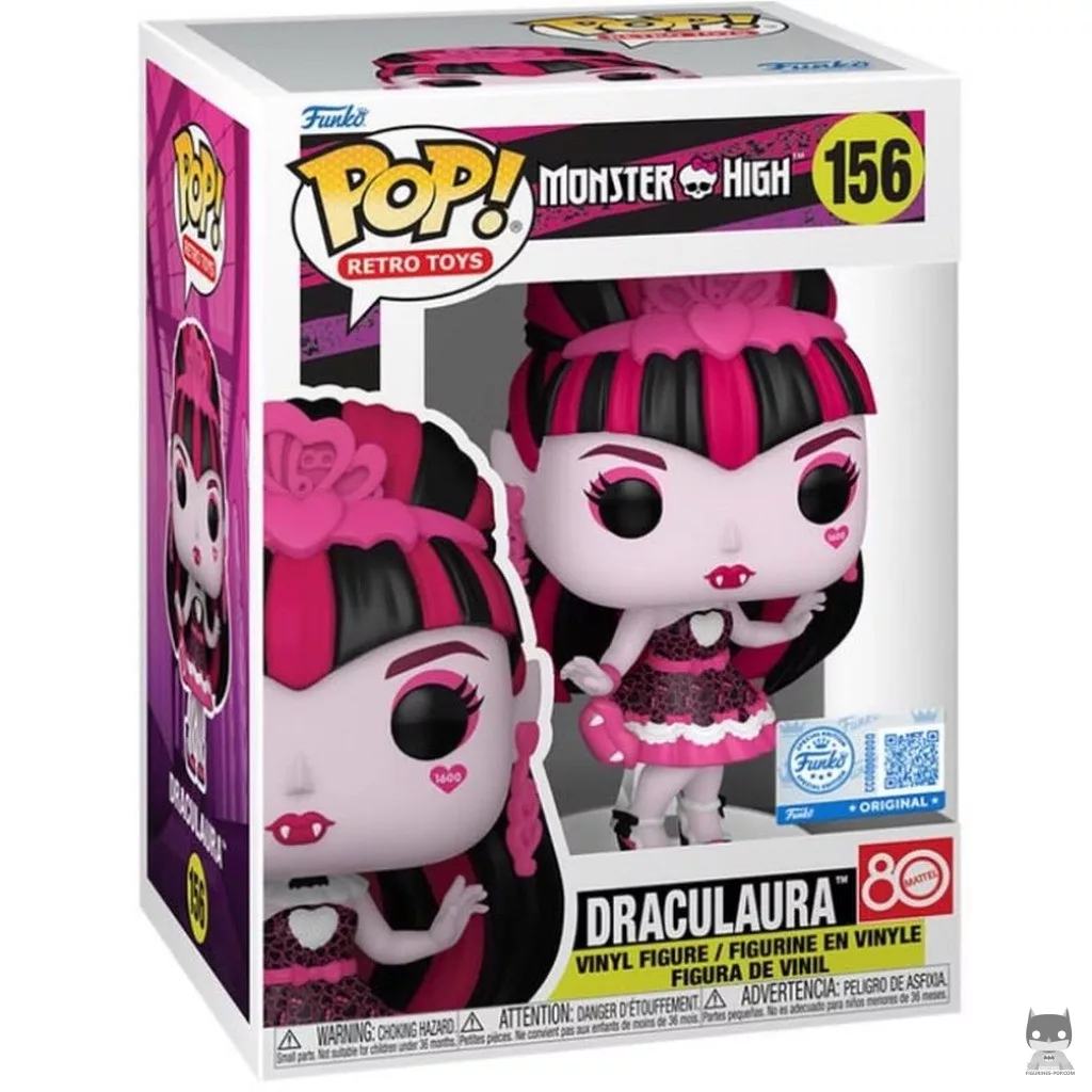 Figura Funko Pop! Draculaura (Dulces 16) en su caja