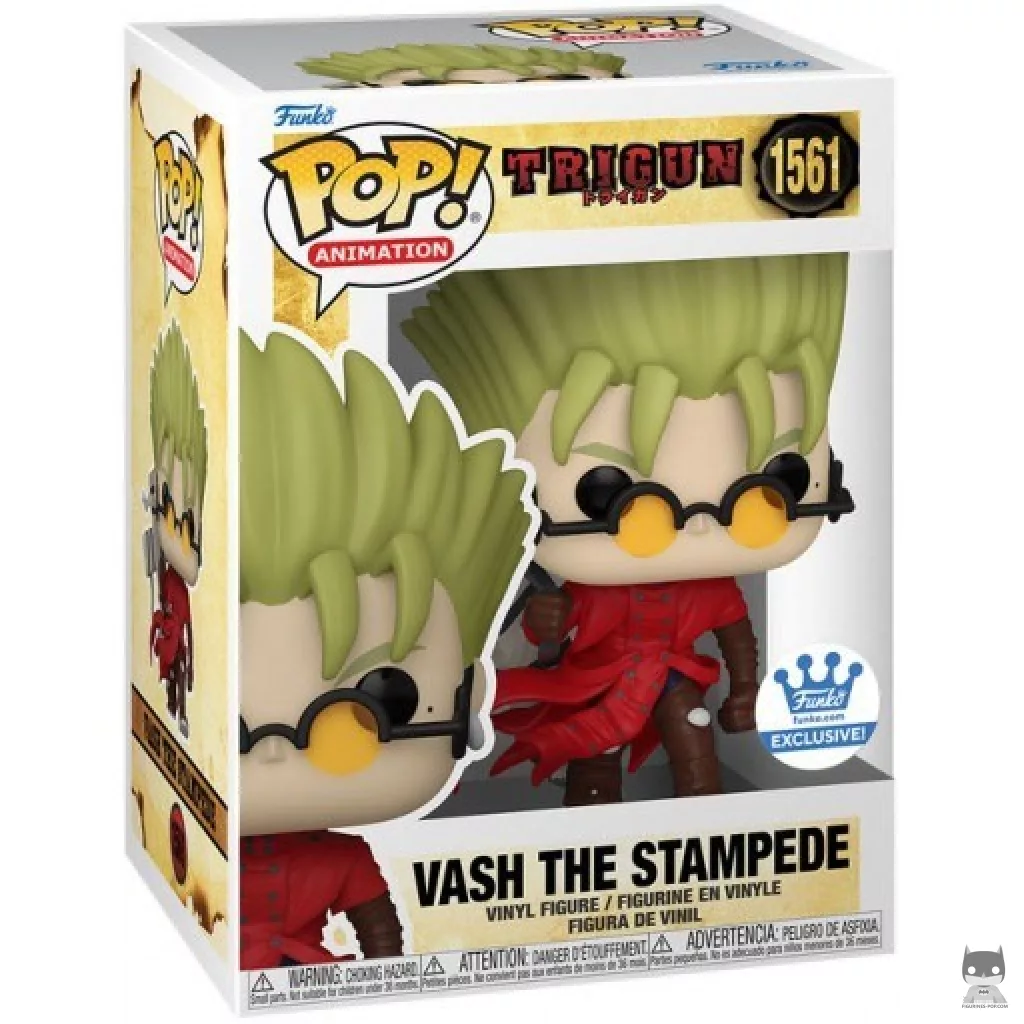 Figura Funko Pop! Vash the Stampede en su caja