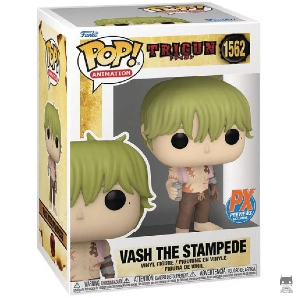 Figura Funko Pop! Vash the Stampede en su caja