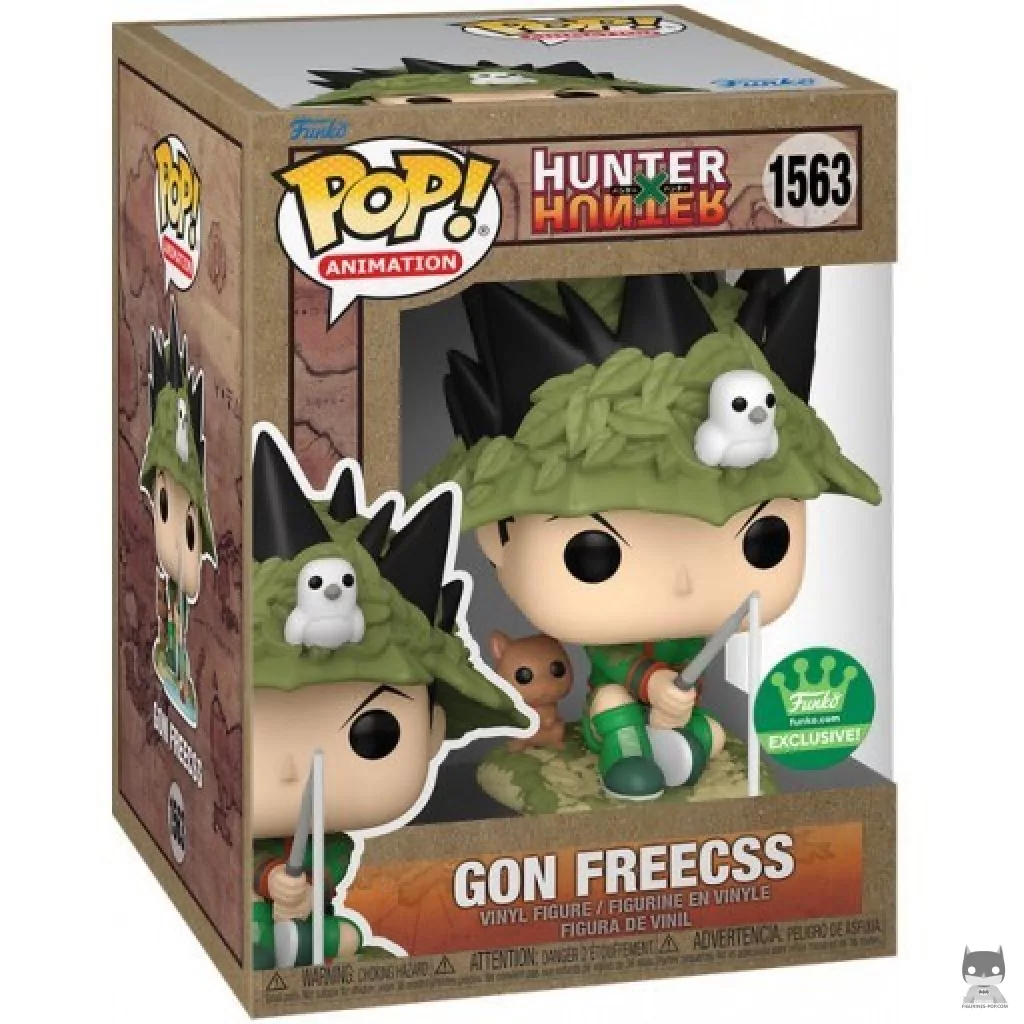 Figura Funko Pop! Gon Freecss pescando en su caja