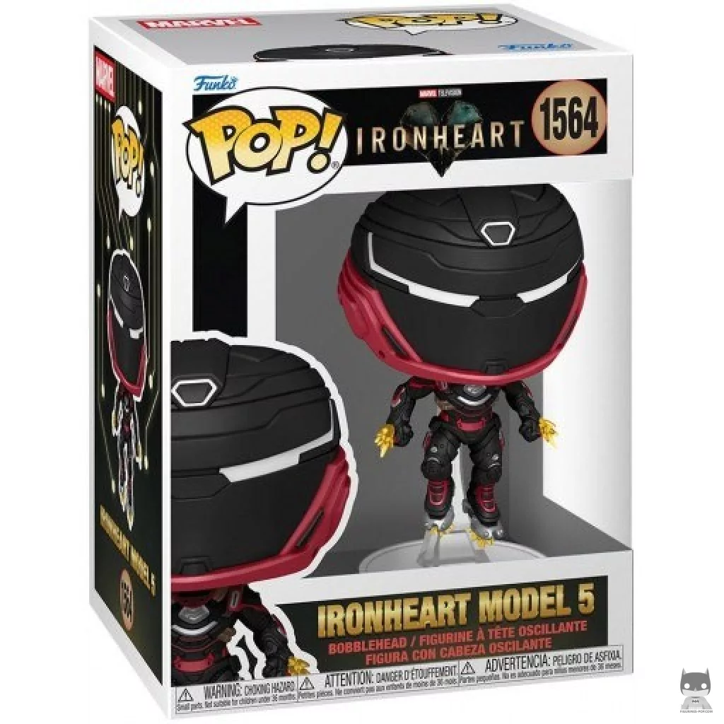 Figura Funko Pop! Ironheart Modelo 5 en su caja