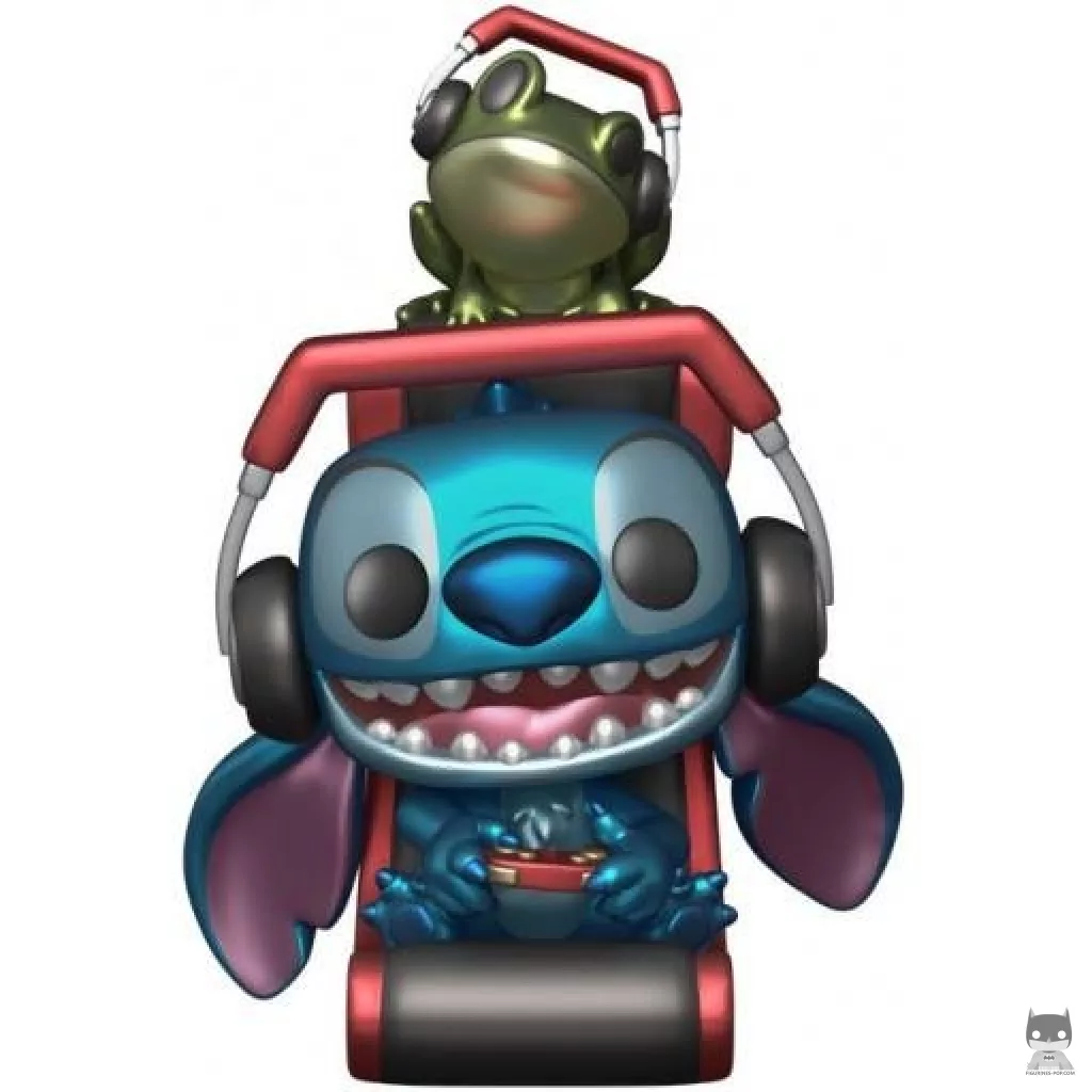 Figura Funko Pop! Stitch gamer (Metalizado) (Lilo y Stitch)
