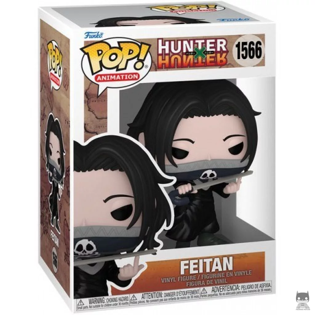 Figura Funko Pop! Feitan en su caja