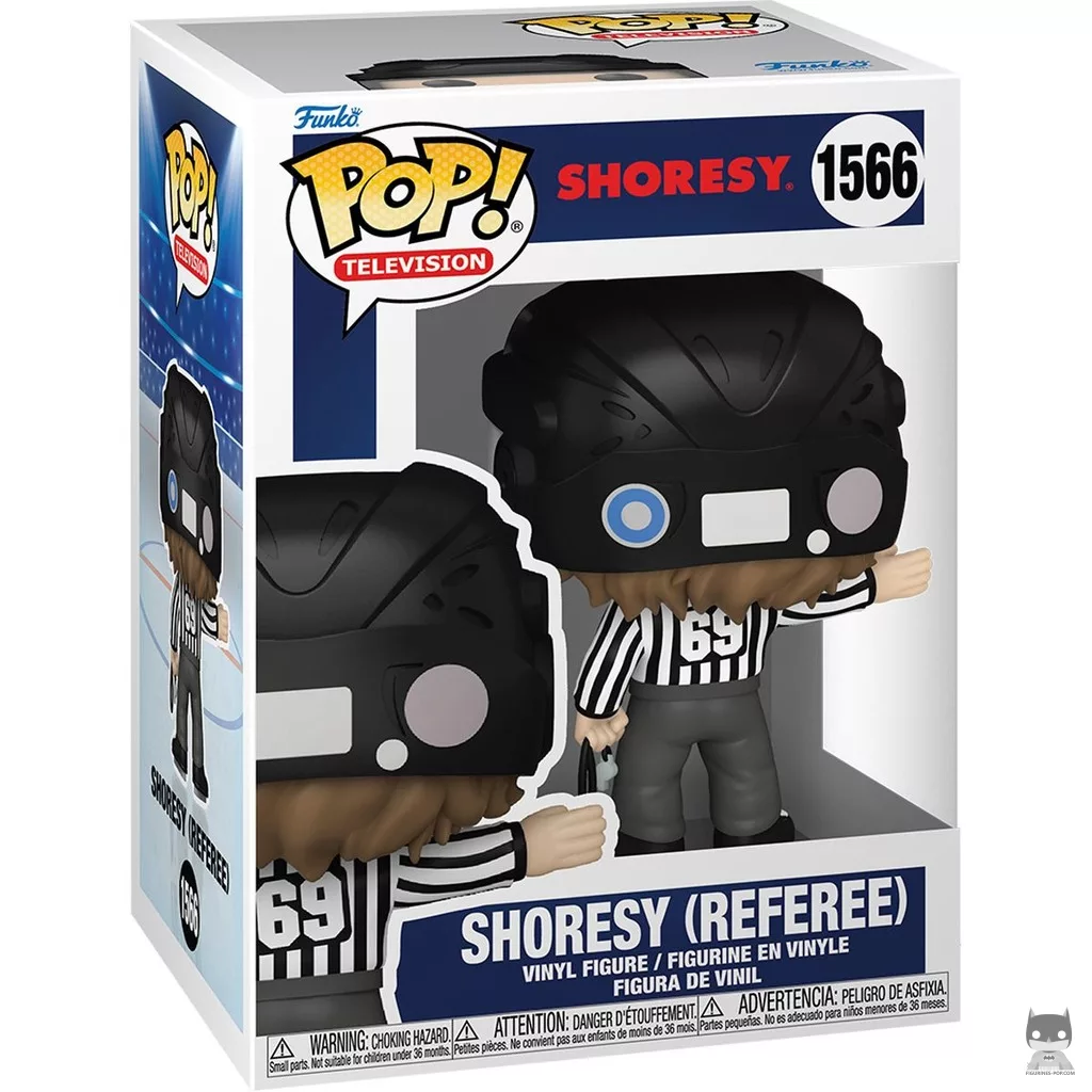 Figura Funko Pop! Shoresy (Árbitro) en su caja