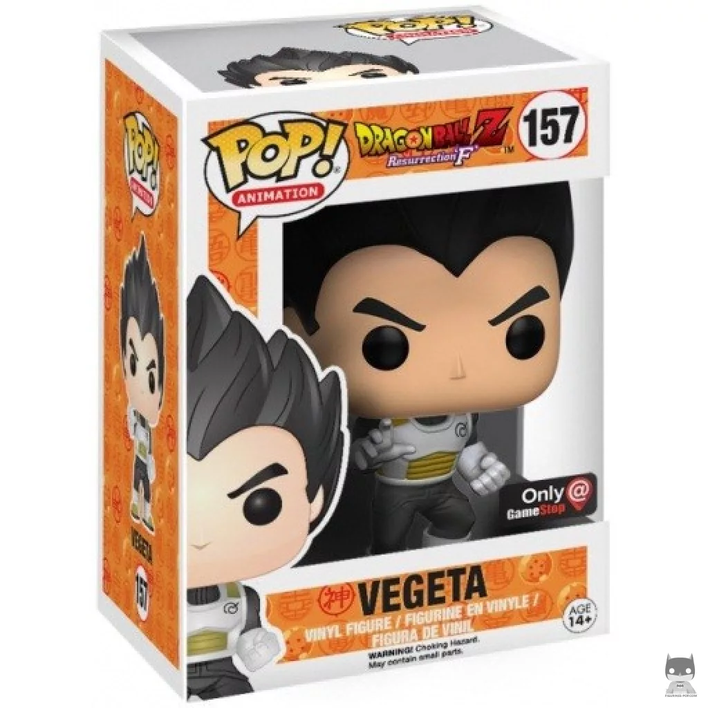 Figura Funko Pop! Vegeta (Negro) en su caja
