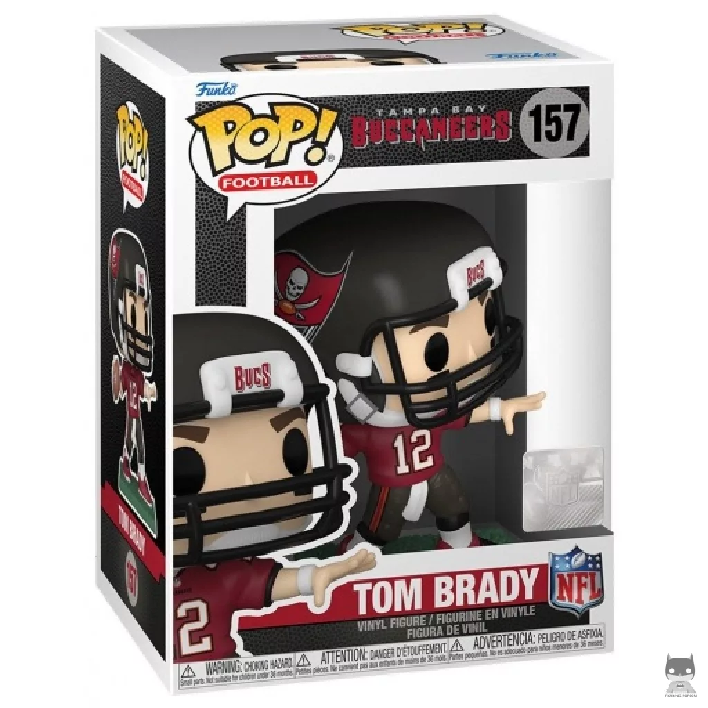 Figura Funko Pop! Tom Brady en su caja