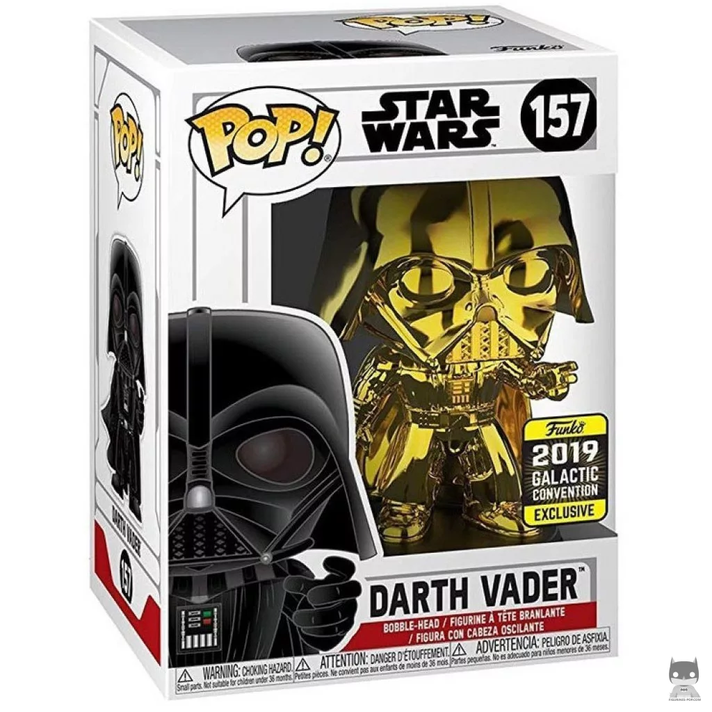 Figura Funko Pop! Darth Vader (Dorado) en su caja